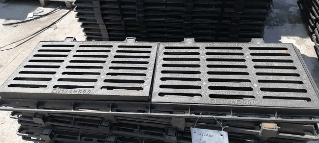 霞山球墨铸铁连体双篦展示